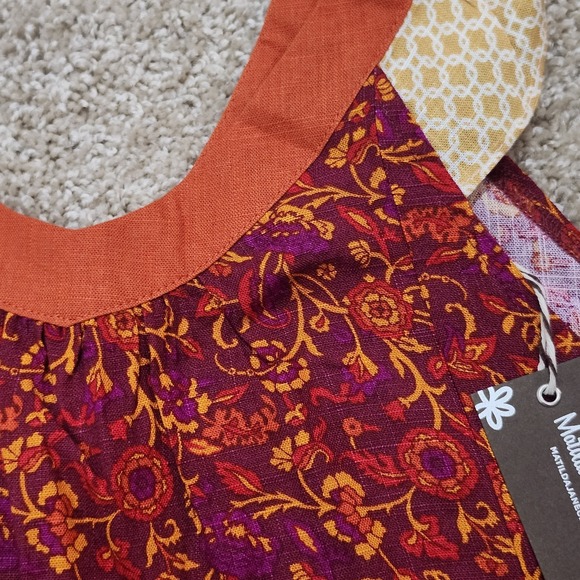 NWT Matilda‎ Jane Enchanted Garden Beach Bonfire V-Neck Printed Swing Tank Sz 16 - Picture 4 of 7